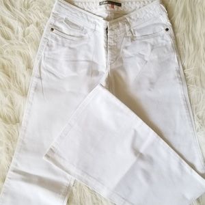 Bershka White Flare Jeans